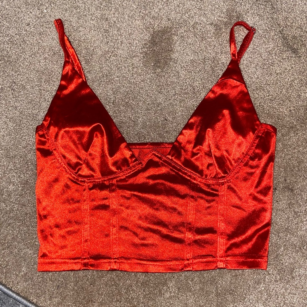 Red Corset Top